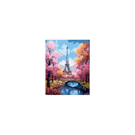 KIT PAINT BY NUMBERS PARÍS SOÑADO 40X50